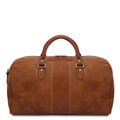 Tuscany Leather Lisbona &ndash; Nahkainen Viikonloppulaukku (Iso), Musta