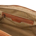 Tuscany Leather Lisbona Pieni &ndash; Nahkainen Viikonloppulaukku, Ruskea