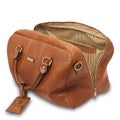 Tuscany Leather Lisbona Pieni &ndash; Nahkainen Viikonloppulaukku, Tummanruskea,