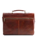 Tuscany Leather Mantova &ndash; Nahkainen &rdquo;Smart&rdquo; -salkku, tummanruskea
