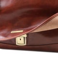 Tuscany Leather Mantova &ndash; Nahkainen &rdquo;Smart&rdquo; -salkku, tummanruskea