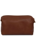 Tuscany Leather Smarty meikki-toilettilaukku iso ruskea