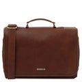 Tuscany Leather Mantova &ndash; Nahkainen &rdquo;Smart&rdquo; -salkku, Ruskea