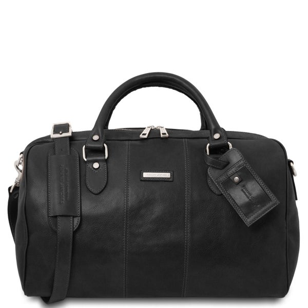 Tuscany Leather Lisbona Pieni &ndash; Nahkainen Viikonloppulaukku, Musta