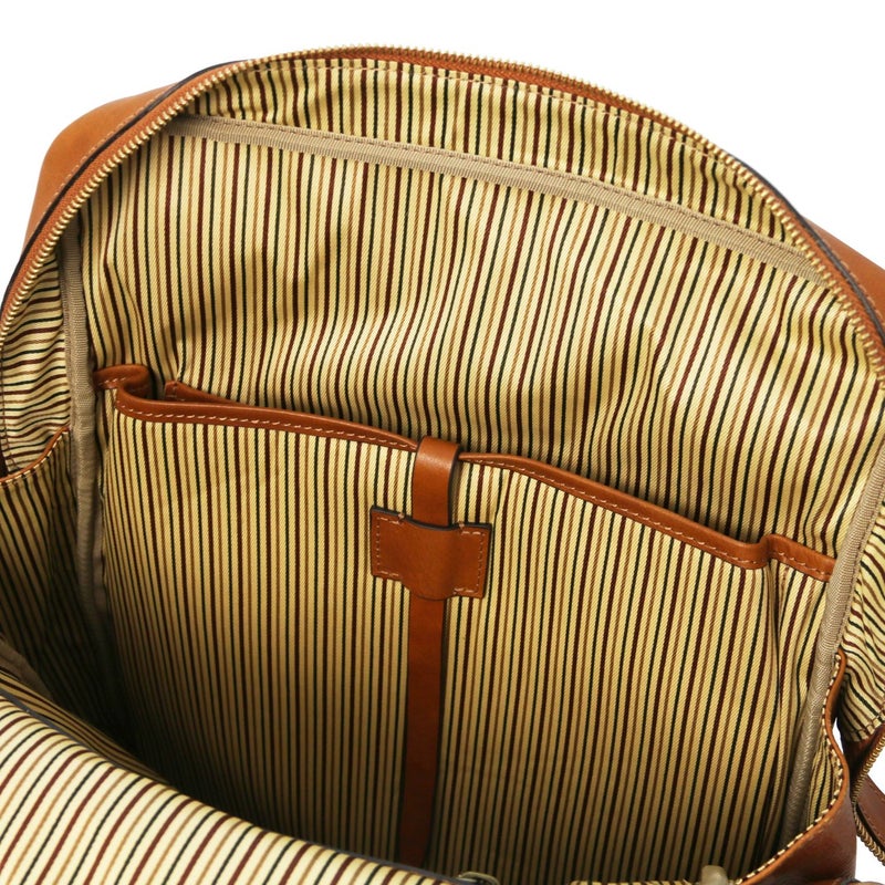 Tuscany Leather Bangkok &ndash; Nahkainen L&auml;pp&auml;rireppu (Iso), Vaaleanruskea