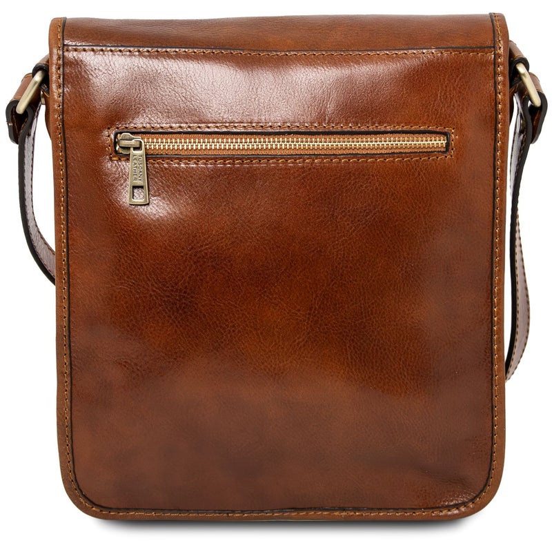 Tuscany Leather Nahkainen Hunaja Messenger olkalaukku