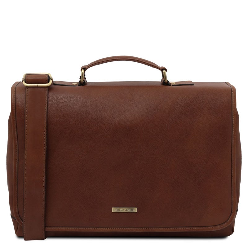 Tuscany Leather Mantova &ndash; Nahkainen &rdquo;Smart&rdquo; -salkku, Ruskea