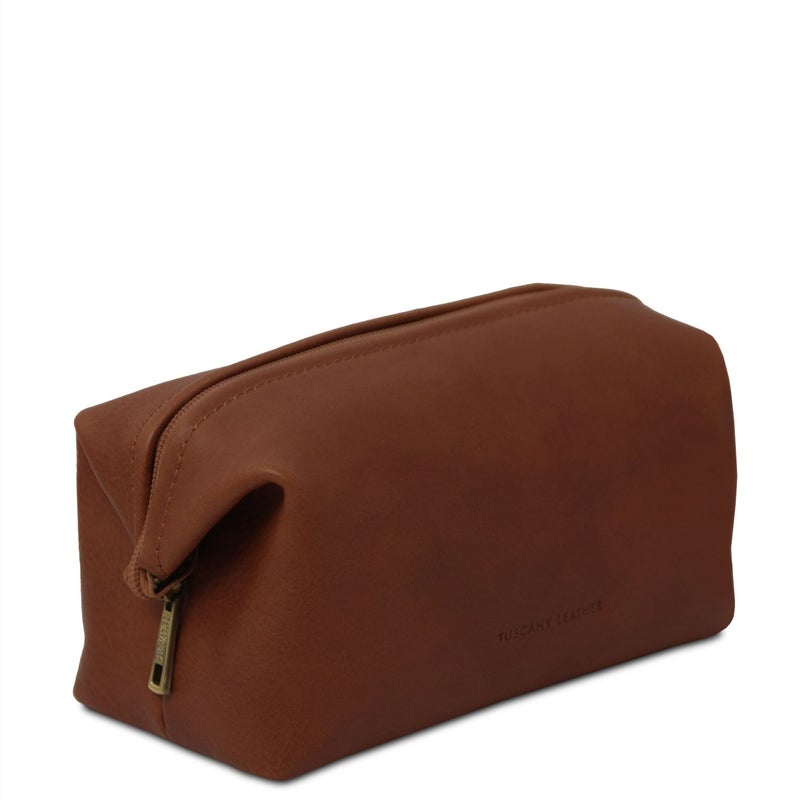 Tuscany Leather Smarty Ruskea toilettilaukku Small